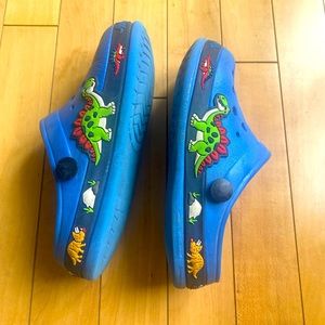 Dinosaur clogs 12.5 FREE WAB